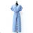 Women's Long Sleeve Summer Dress (S/M ONE SIZE) ITALIAN FASHION IMPES238990 modrá královská