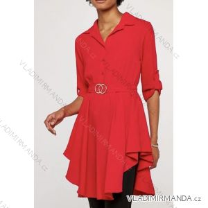 Women's Long Sleeve Shirt Dress (L-2XL) ITALIAN FASHION IMB23CK-0052