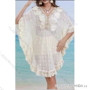 Women's Long Chiffon Short Sleeve Dress (S/M ONE SIZE) ITALIAN FASHION IMWGM23456