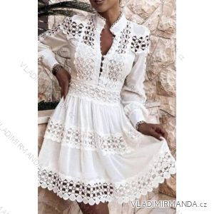 Women's Long Sleeve Lace Dress (S/M ONE SIZE) ITALIAN FASHION IMPBB22B23317