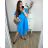 Women's Elegant Glitter Long Sleeve Dress (S/M/L/XL ONE SIZE) ITALIAN FASHION IMBM22010