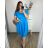 Women's Elegant Glitter Long Sleeve Dress (S/M/L/XL ONE SIZE) ITALIAN FASHION IMBM22010