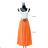 Women's Long Sleeve Summer Dress (S/M ONE SIZE) ITALIAN FASHION IMPES238990 oranžová 