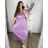 Women's long elegant icecool short sleeve dress (M/L, XL/XXL) AINUOSI ITALIAN FASHION IMB239970 XL/2XL dark pink