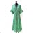 Women's Long Sleeve Summer Dress (S/M ONE SIZE) ITALIAN FASHION IMPES238990 Green 40/42