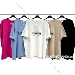 Tunic with Pendant Long Sleeve Women's Plus Size (3XL/4XL ONE SIZE) ITALIAN FASHION IMWT23209