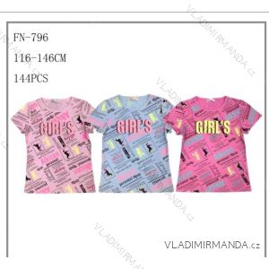 Girls' Youth Short Sleeve T-Shirt (116-146) SEZON JS-7018