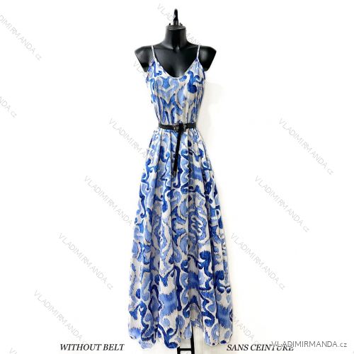 Women's long elegant strapless dress (S/M ONE SIZE) ITALIAN FASHION IMPES24LENA2