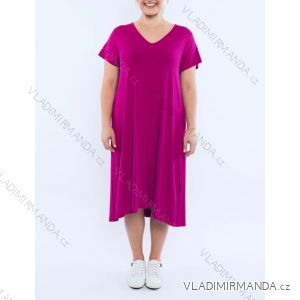 Women's Cotton Short Sleeve Summer Dress (S / M / L / XL ONE SIZE) ITALIAN FASHION IMD22472