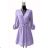 Women's Long Sleeve Summer Dress (S/M ONE SIZE) ITALIAN FASHION IMPES238990 Dark, Purple