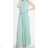 Women's Long Chiffon Short Sleeve Dress (S/M ONE SIZE) ITALIAN FASHION IMWGS231048