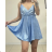 Women's long strapless sequin party dress (S/M ONE SIZE) ITALIAN FASHION IMPMD2360600