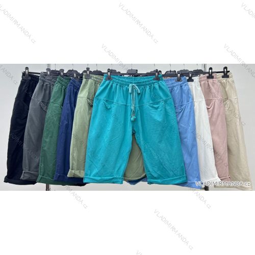 Women's Shorts Shorts Sweatpants (42/44/46 ONE SIZE) ITALIAN FASHION IM424399