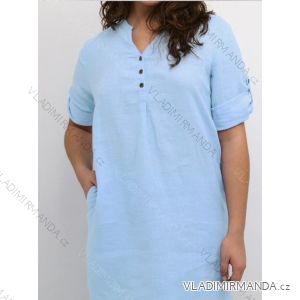 Women's Long Chiffon Short Sleeve Dress (S/M ONE SIZE) ITALIAN FASHION IMWGS231048