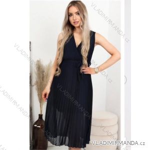 Women's Long Chiffon Short Sleeve Dress (S/M ONE SIZE) ITALIAN FASHION IMWGS231048