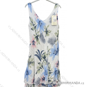 Women's Sleeveless Summer Dress (S/M ONE SIZE) ITALIAN FASHION IMPSH2416085c