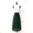 Women's Long Sleeve Summer Dress (S/M ONE SIZE) ITALIAN FASHION IMPES238990 dark green 