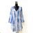 Women's Long Sleeve Summer Dress (S/M ONE SIZE) ITALIAN FASHION IMPES238990 blue azure 