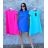 Summer long sleeve flowered women's dress (UNI S / L) ITALIAN FASHION IMK20150 36 Light blue