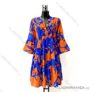 Women's Oversize Long Sleeve Summer Dress (S/M ONE SIZE) ITALIAN FASHION IMPES239554-1