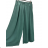 Women's wide summer maxi pants (56/58) ITALIAN FASHION IMSM24021 emerald green 56/58