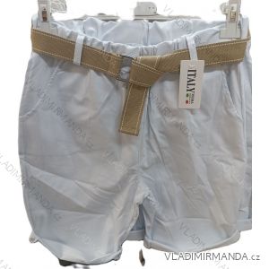 Shorts shorts with belt stretch ladies (M/L ONE SIZE) ITALIAN FASHION IM323069