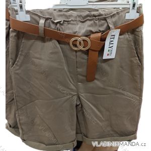 Shorts shorts with belt stretch ladies (M/L ONE SIZE) ITALIAN FASHION IM323069