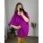 Women's Plus Size Oversize Short Sleeve Tunic (42/58 ONE SIZE) ITALIAN FASHION IMBM24053