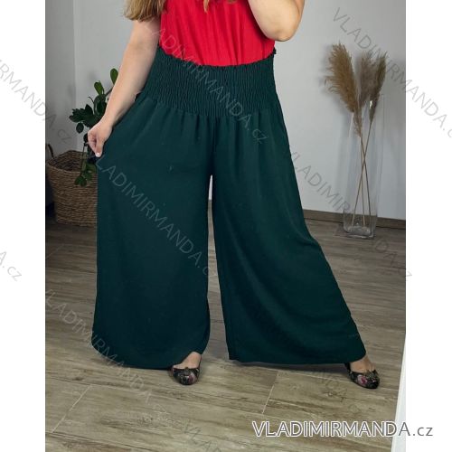 Women's Wide Summer Elastic Pants (56/58) ITALIAN FASHION IMSM24020