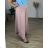 Women's Summer Long Harem Pants (42/44/46 ONE SIZE) ITALIAN FASHION IM424361 48/50 růžová starorůžová