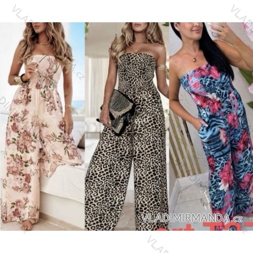 Women's Long Elegant Sleeveless Jumpsuit (S/M ONE SIZE) ITALIAN FASHION IMWGS231166