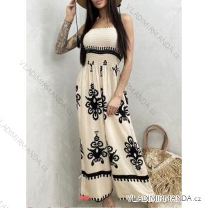 Women's Long Elegant Sleeveless Jumpsuit (S/M ONE SIZE) ITALIAN FASHION IMWGS231166