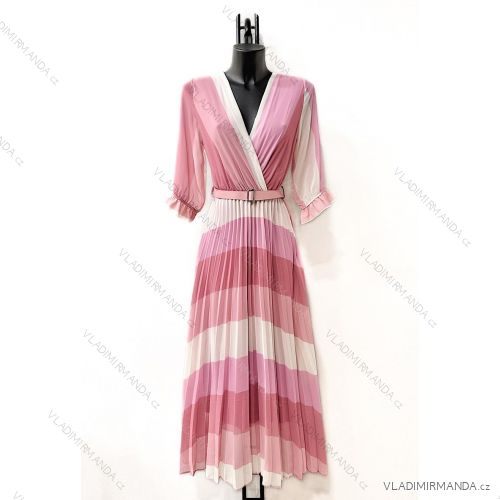 Women's Long Sleeve Summer Dress (S/M ONE SIZE) ITALIAN FASHION IMPES238990