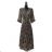 Women's Long Sleeve Summer Dress (S/M ONE SIZE) ITALIAN FASHION IMPES238990 hnědá gepard S / M