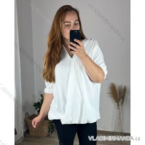 Shirt extended 3/4 long sleeve women's (L/XL/2XL ONE SIZE) ITALIAN FASHION IM423025