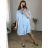 Women's Long Sleeve Shirt Dress (S/M ONE SIZE) ITALIAN FASHION IMWD232607