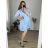 Women's Long Sleeve Shirt Dress (S/M ONE SIZE) ITALIAN FASHION IMWD232607