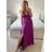 Women's Strapless Long Party Dress (S/M ONE SIZE) ITALIAN FASHION IMPSH245192