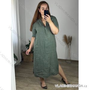 Women's Long Sleeve Shirt Dress (S/M ONE SIZE) ITALIAN FASHION IMWD232607