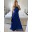 Šaty letní na ramínka dámské (S/M ONE SIZE) ITALSKÁ MÓDA IMPBB22B21841 S/M Wine