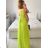 Women's Long Party Elegant Summer Sleeveless Dress (S/M ONE SIZE) ITALIAN FASHION IMPSH233584 Pink S/M