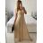 Women's Long Party Elegant Summer Sleeveless Dress (S/M ONE SIZE) ITALIAN FASHION IMPSH233584 Pink S/M