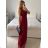 Women's Long Party Elegant Summer Sleeveless Dress (S/M ONE SIZE) ITALIAN FASHION IMPSH233584 Pink S/M