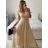 Women's Long Party Elegant Summer Sleeveless Dress (S/M ONE SIZE) ITALIAN FASHION IMPSH233584 Pink S/M