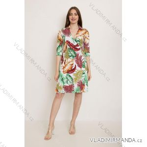 Women's Long Sleeve Summer Dress (S/M ONE SIZE) ITALIAN FASHION IMPES238990