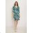 Women's Long Sleeve Summer Dress (S/M ONE SIZE) ITALIAN FASHION IMPES238990 turquoise S / M