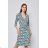 Women's Long Sleeve Summer Dress (S/M ONE SIZE) ITALIAN FASHION IMPES238990 blue S / M