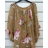 Women's Oversize Short Sleeve Tunic (S/M ONE SIZE) ITALIAN FASHION IMPSH2322161