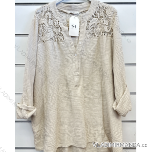 Women's Oversize Short Sleeve Tunic (S/M ONE SIZE) ITALIAN FASHION IMPSH2322161