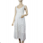 Women's strapless summer dress (S/M ONE SIZE) ITALIAN FASHION IM4235416 S/M white